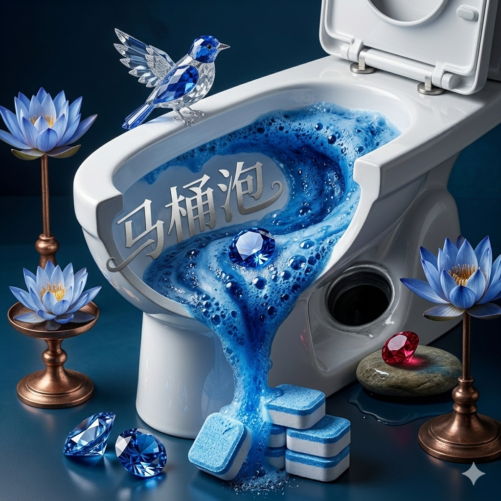 10-Piece Automatic Toilet Flush Tank Cleaning Tablets